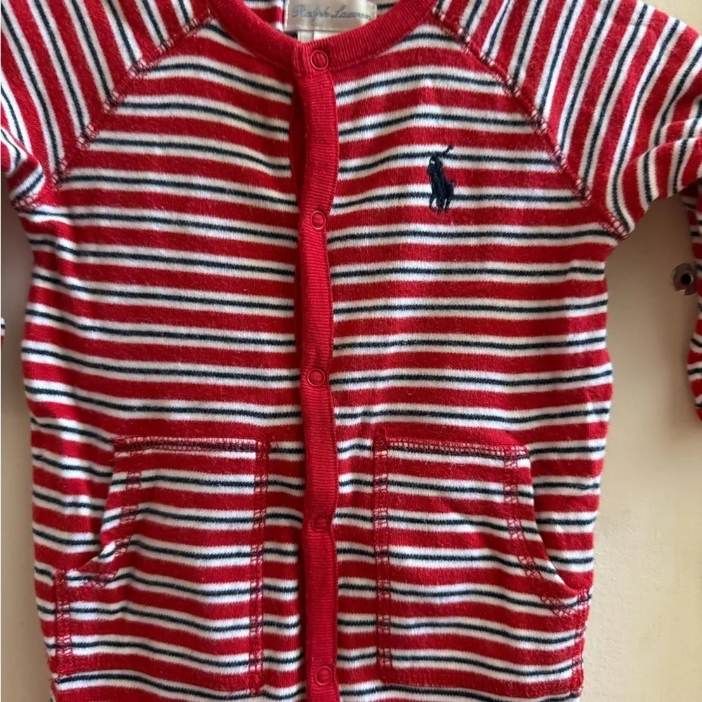 Ralph Lauren Footed Romper